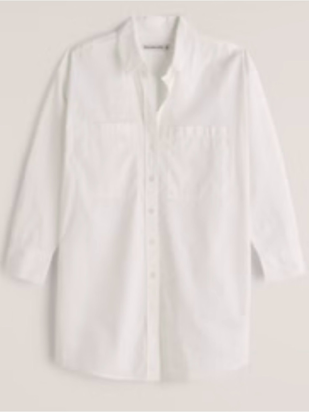 Relaxed Poplin Shirt Dress - Picture 3 of 3